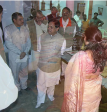 Sanidhya - Government Official visit to exhibition